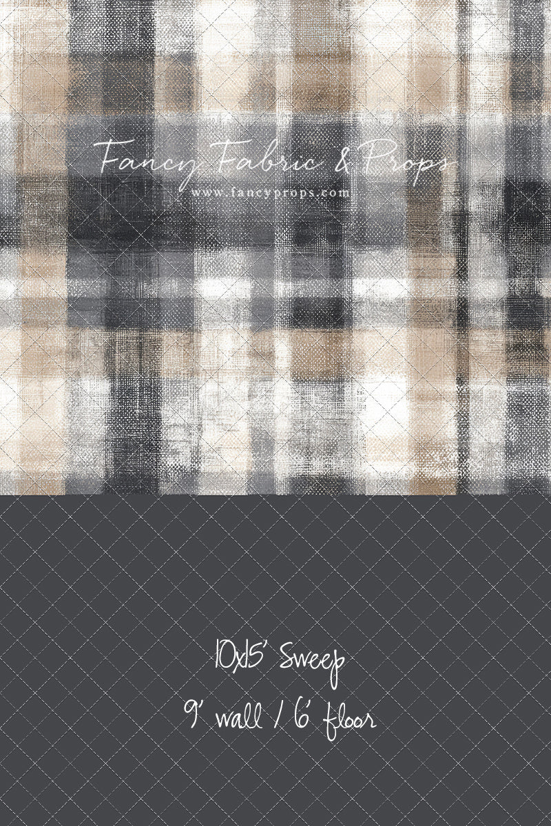 Stone & Sand Tartan - With Sweep Option