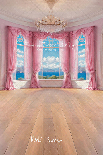 Summer Season Victorian Window - Wood Floor - With Sweep Option