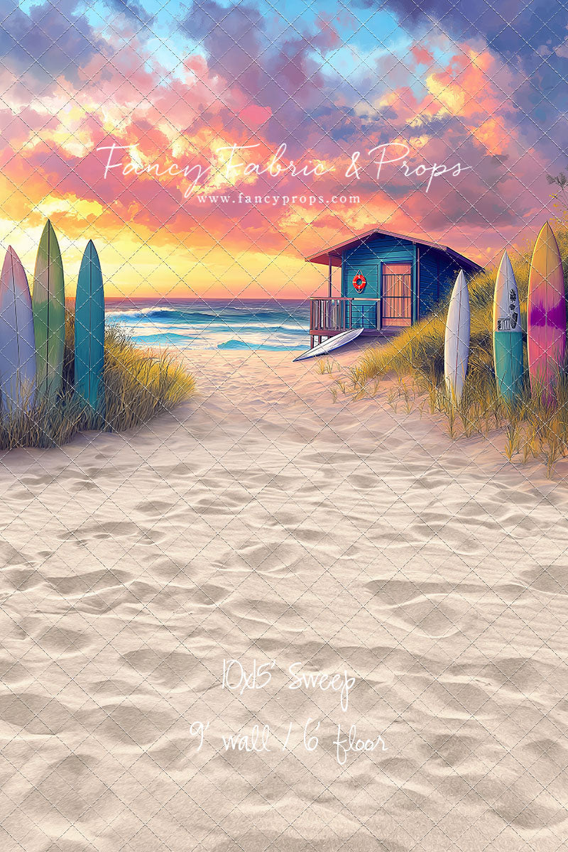 Sunset Surf Shack - With Sweep Option