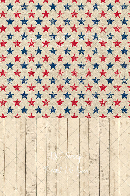 Americana Charm - With Narrow Amanda Cream Wood Floor Sweep Option