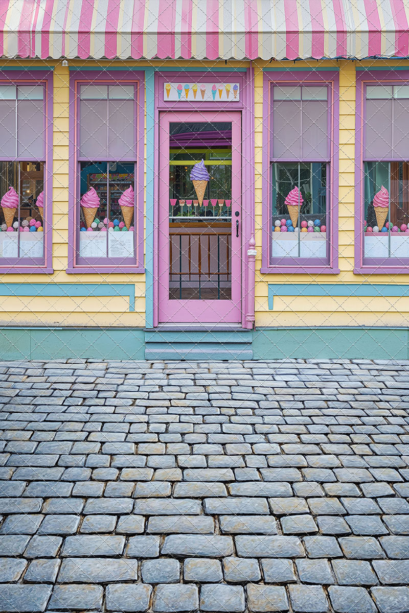 Sweet Summer Ice Cream Shop - With Sweep Option