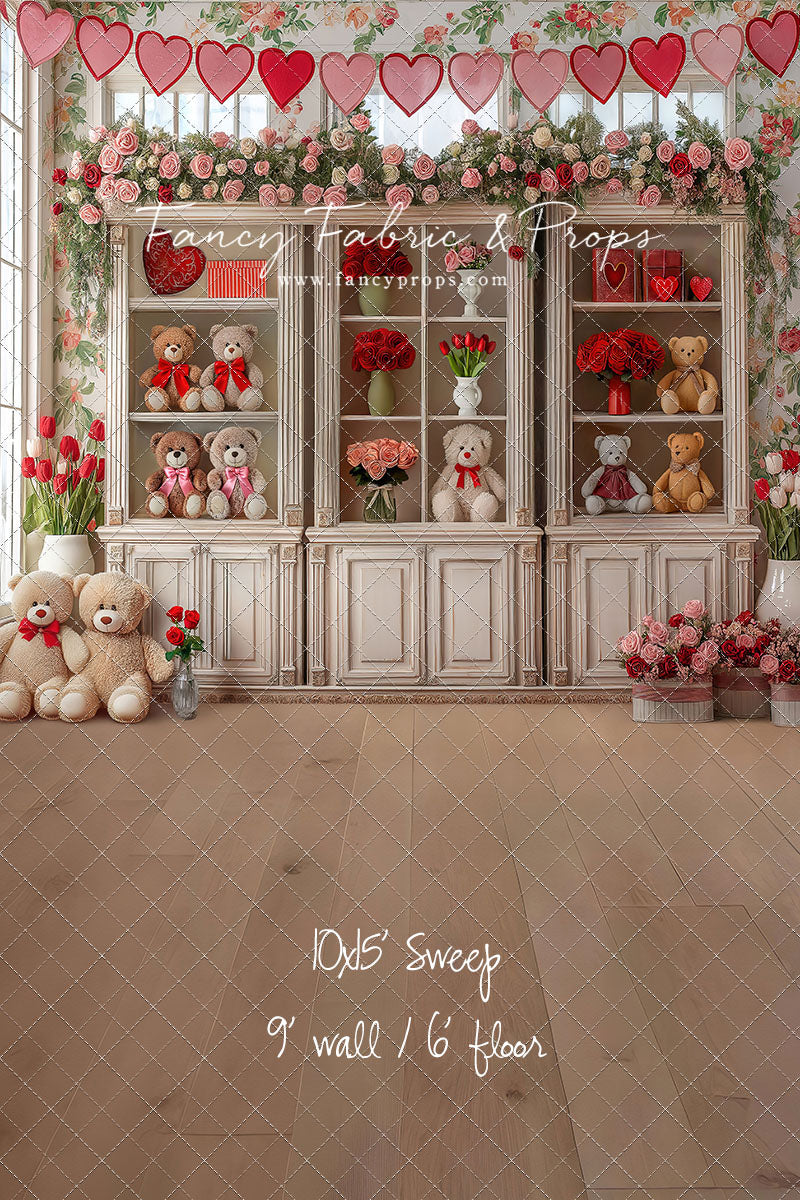 Teddy's Sweetheart Corner - With Sweep Option