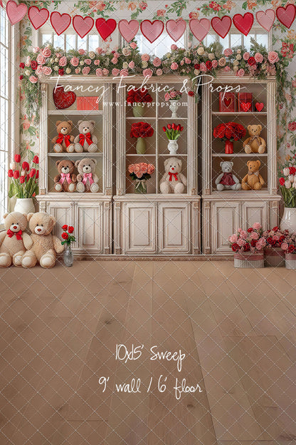 Teddy's Sweetheart Corner - With Sweep Option