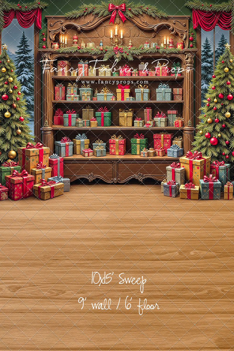 The Christmas Curio Cabinet - with Sweep Option