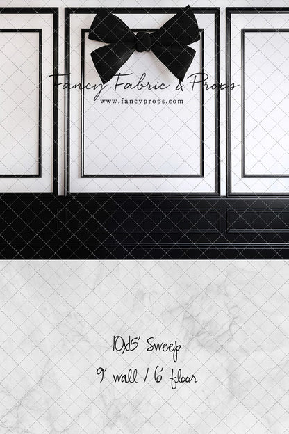 Uptown Chic - White Marble Floor - With Sweep Option