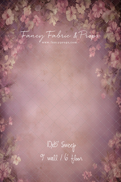 Vintage Mauve Petals - With Sweep Option