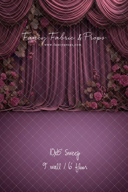 Vintage Plum Romance - With Sweep Option