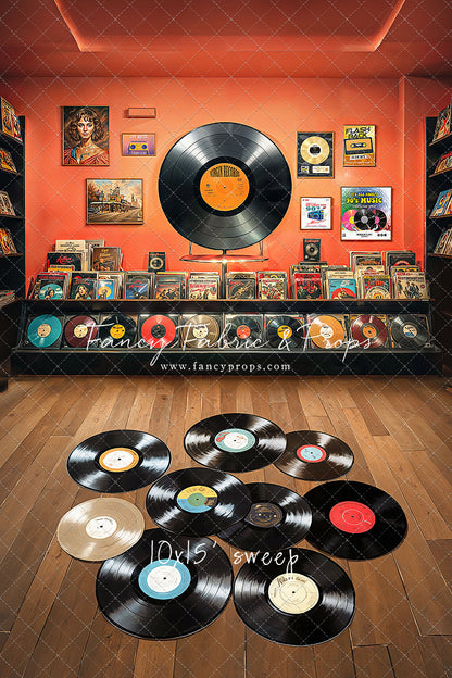 Vinyl Revival Room - Records Floor Version