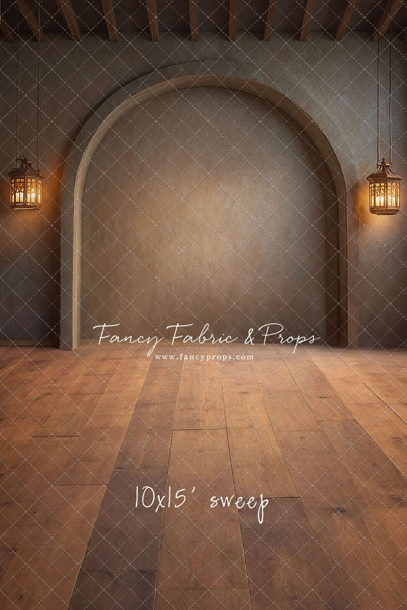 Warm Amber Alcove - With Lights - With Sweep Option