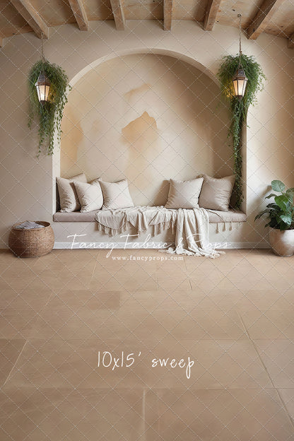 Warm Beige Comforts - Tile Floor - With Sweep Option