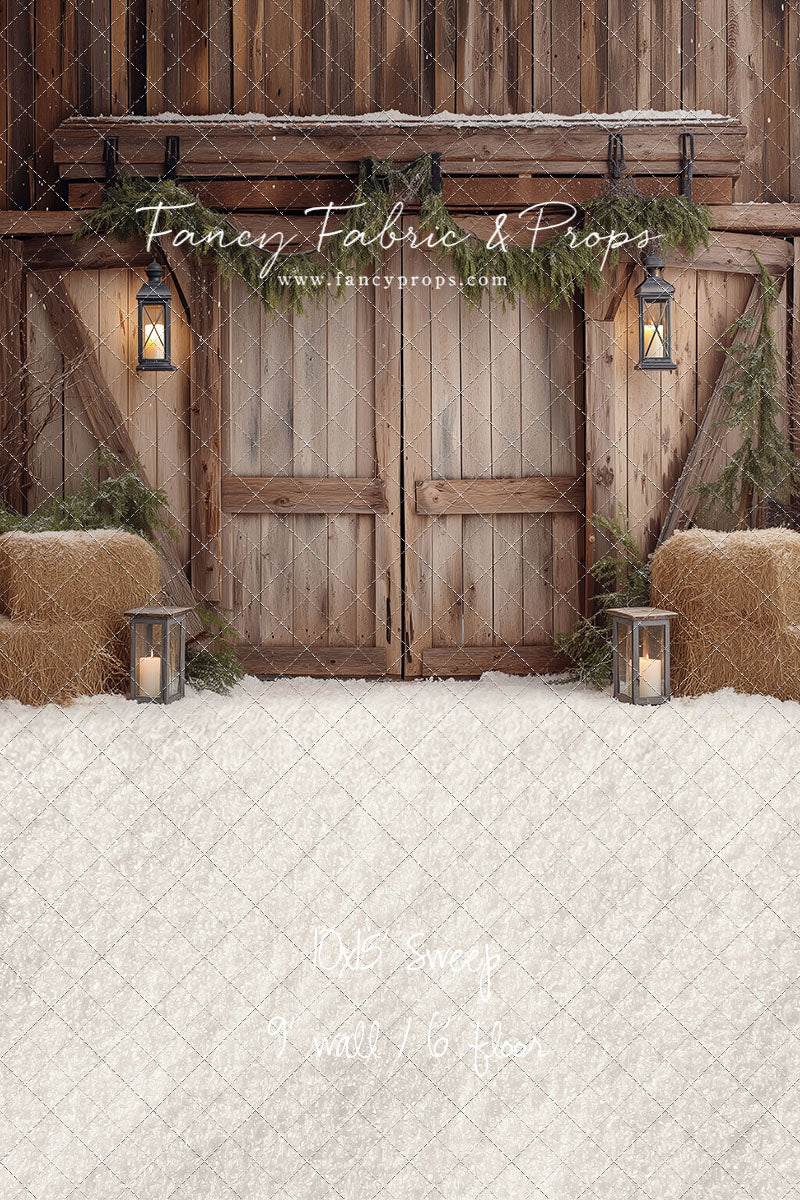 Winter Barn Entry - with Sweep Option