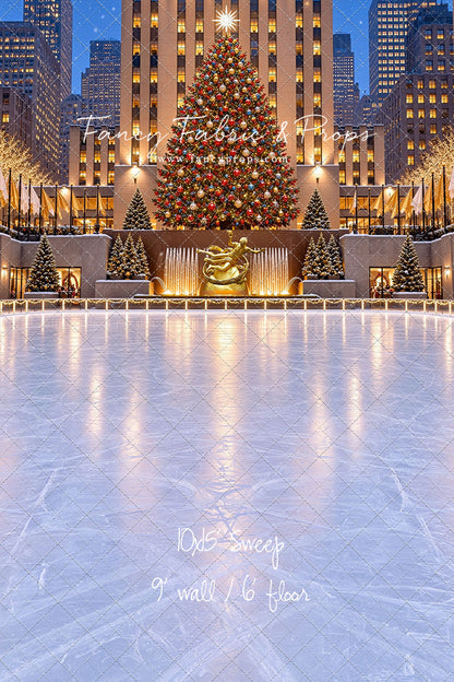 Wintertime Skating Rink - with Sweep Option