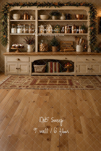Yuletide Baking Shelf - With Sweep Option
