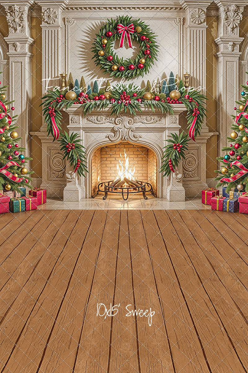 Yuletide Hearth - with Sweep Option
