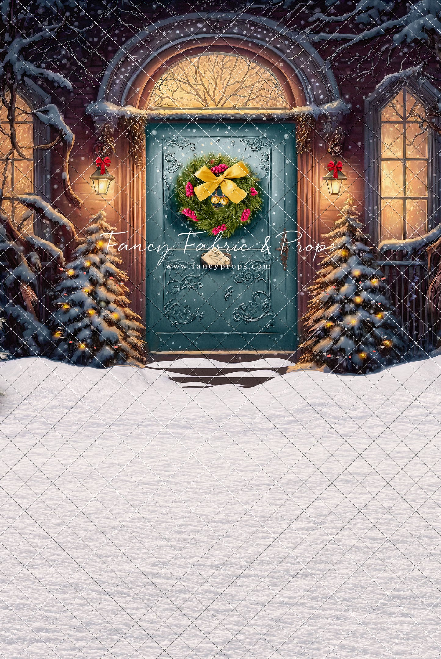 Home For The Holidays - Blue Door Option - with Sweep Option