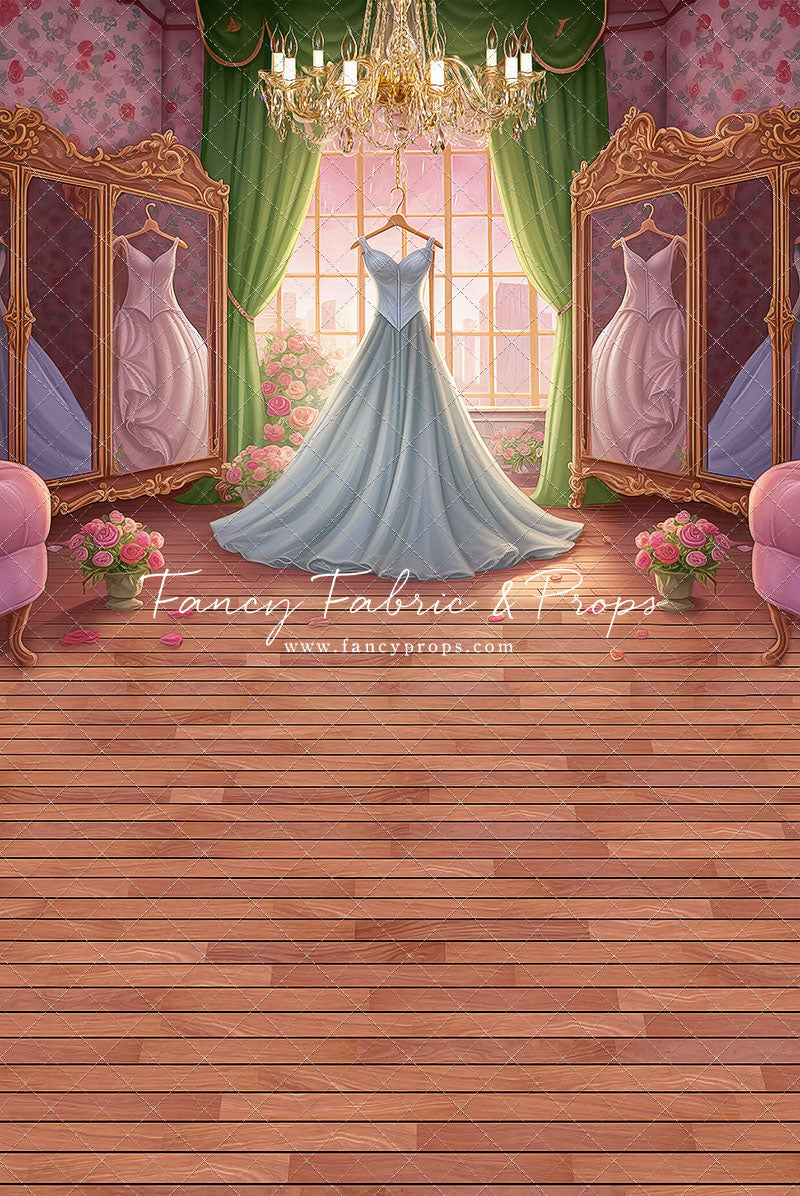 Dress Like A Princess - Ice Blue Dress - With Sweep Option