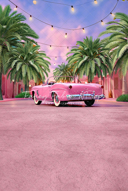 Malibu Shopping Center - Pink Car & Pink Floor - With Sweep Option