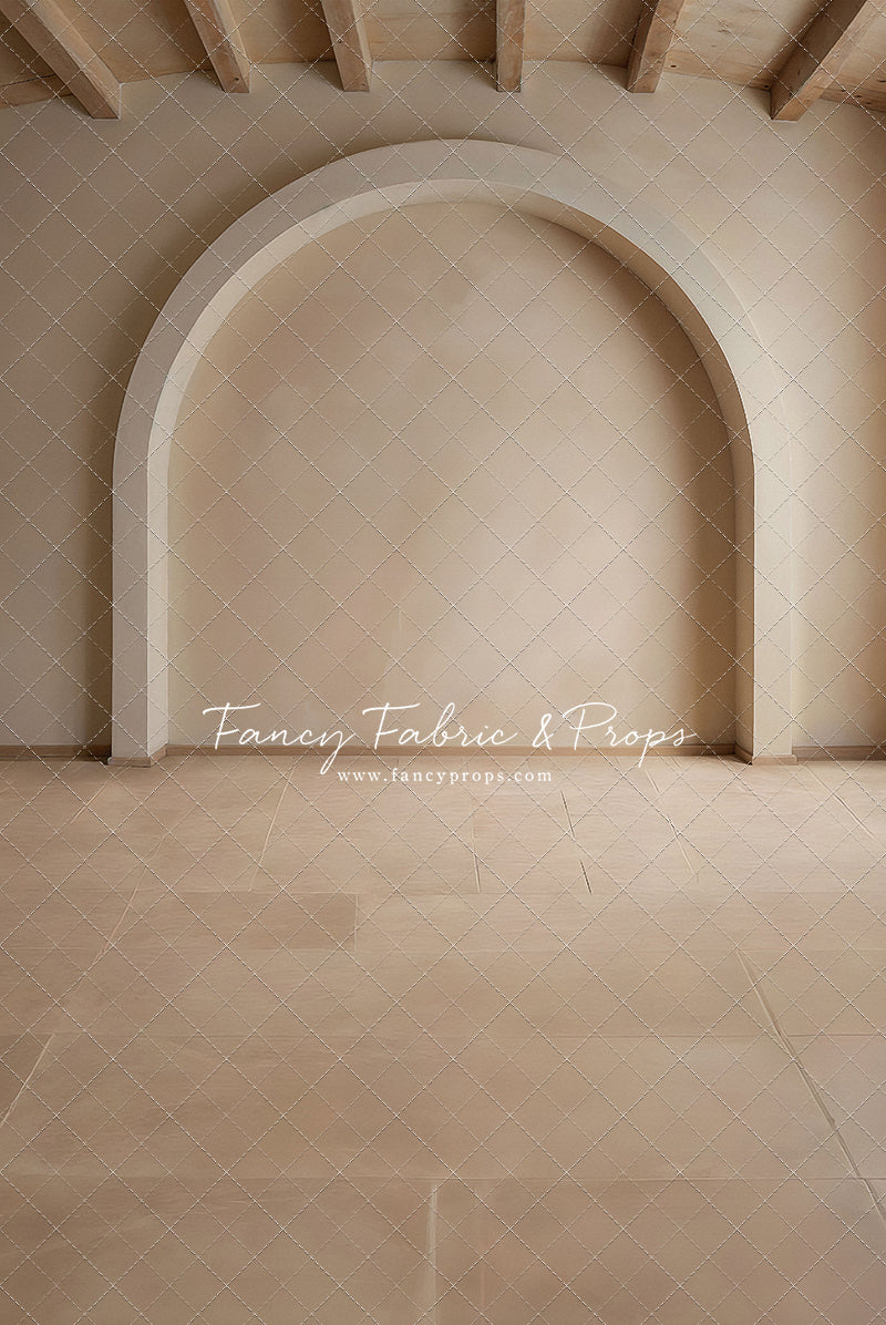 Beige Elegant Arch - Tile Floor - With Sweep Option