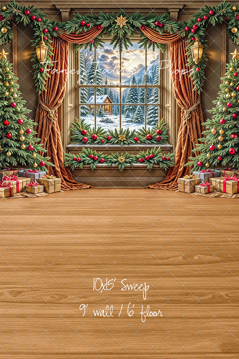 Frosted Pines & Presents - with Sweep Option