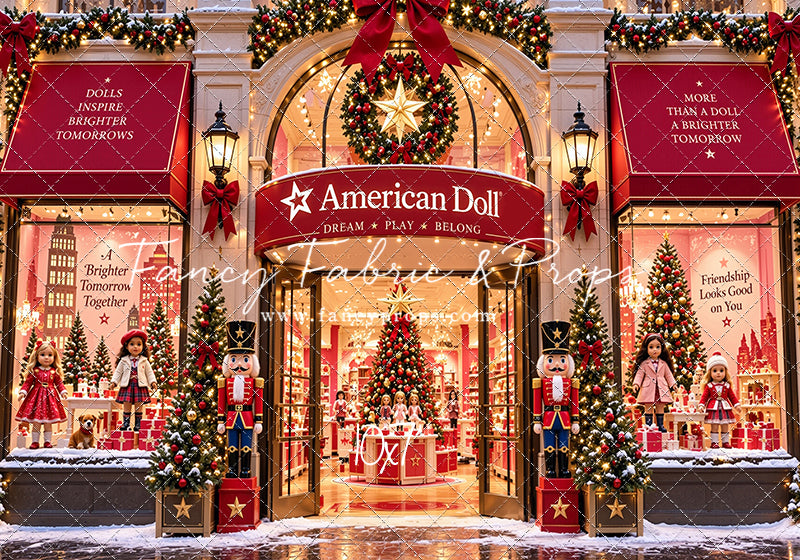 American Doll Holiday - With Sweep Option