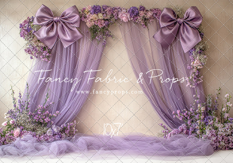 Amethyst Bow Blooms - With Sweep Option