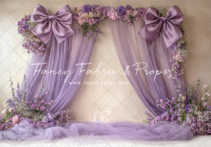 Amethyst Bow Blooms - With Sweep Option