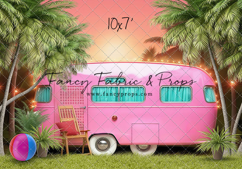 Barbie's Glamper Getaway - Grass Floor - With Sweep Option