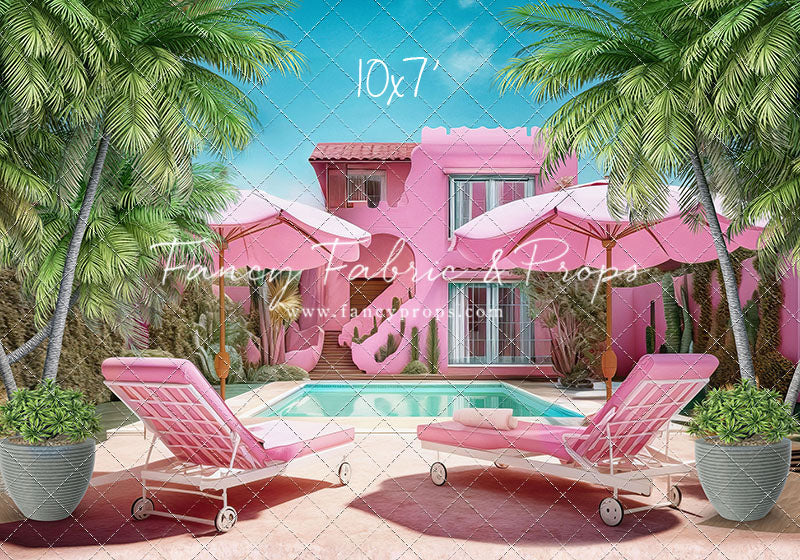 Barbie's Poolside Vacation - Pavement Floor - With Sweep Option