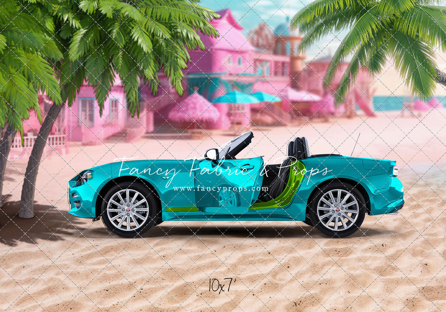 Beach Convertible -Teal Blue - With Sweep Option