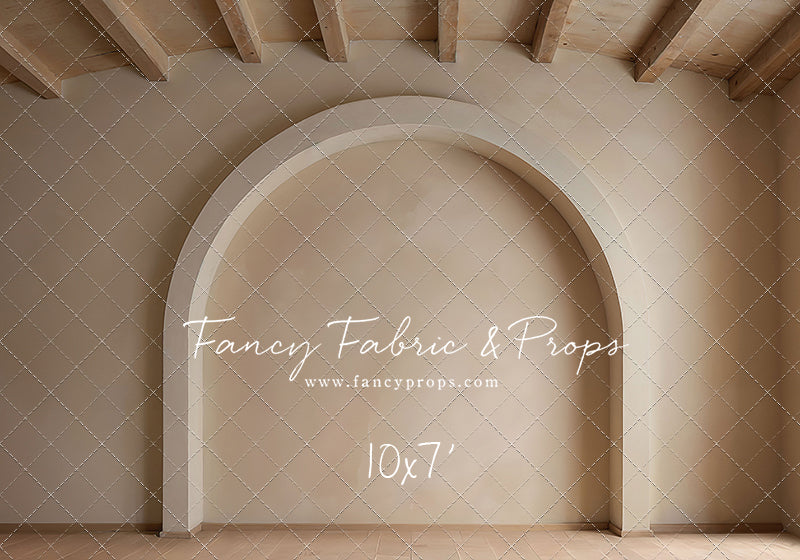 Beige Elegant Arch - Wood Floor - With Sweep Option