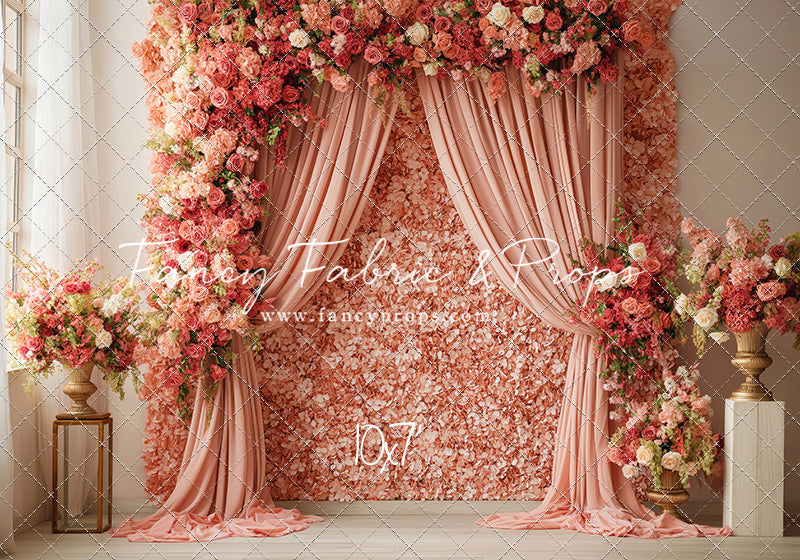 Blooming Flower Wall - With Sweep Option