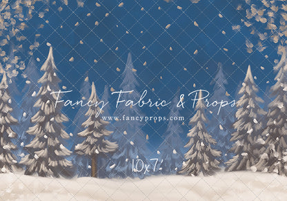 Blue Snowy Sky - with Sweep Option