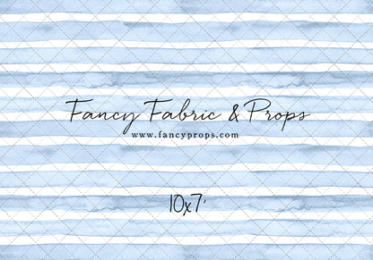 Blue Watercolor Stripes