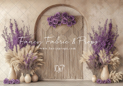 Bohemian Lavender Rose - With Sweep Option