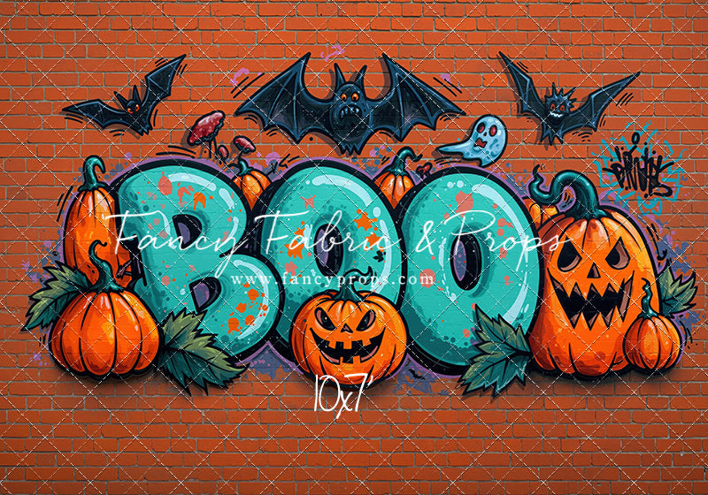 Boo Crew Graffiti Wall - With Sweep Option