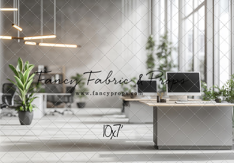 Bright & Modern Workspace - With Sweep Option