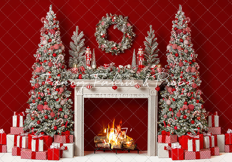 Candy Cane Mantle 2pc Room