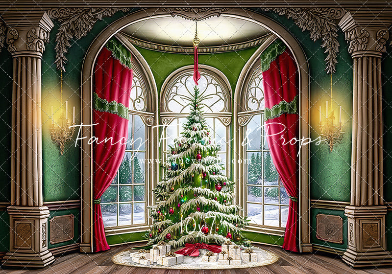 Cathedral Christmas - Wood Floor Option - with Sweep Option