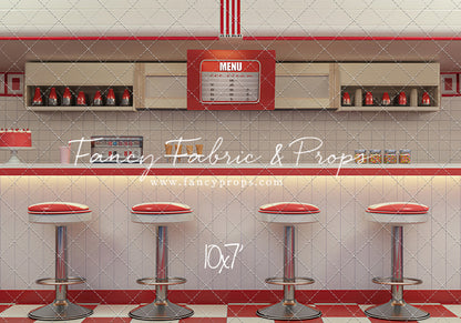Cherry Cream Diner - With Sweep Option