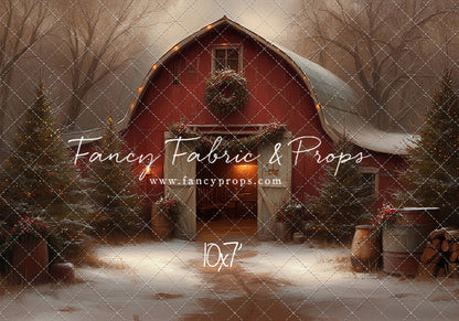 Christmas Barn Glow - with Sweep Option