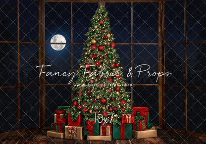 Christmas Bay Window - No Garland