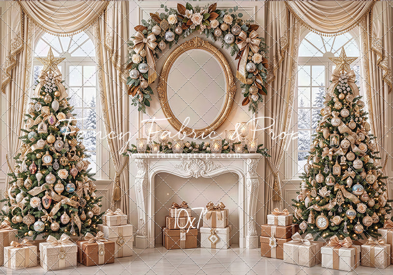 Christmas Beige Beauty - with Sweep Option