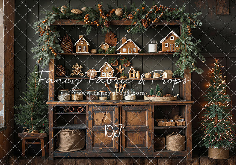 Christmas Kitchen Charm - With Sweep Option