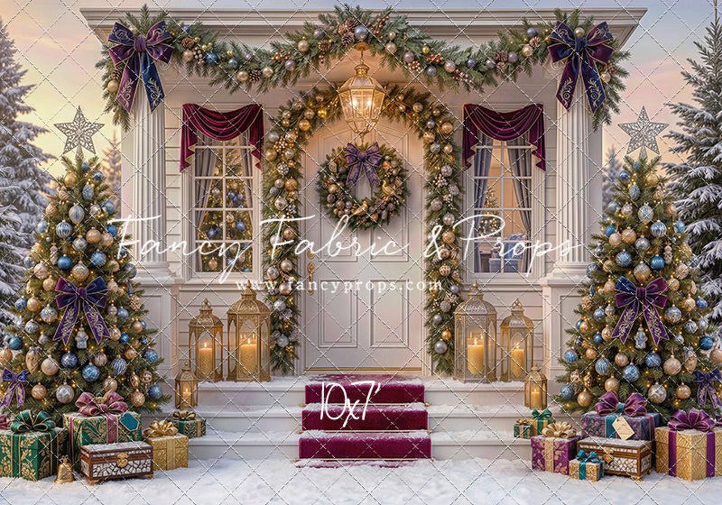 Christmas Plum Home - With Sweep Option