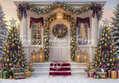 Christmas Plum Home - With Sweep Option