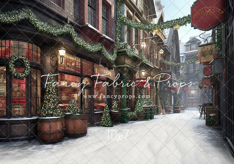 Christmas Town Gift Store 2pc Room