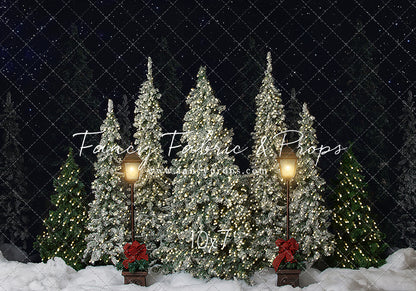 Christmas Cottage Trees