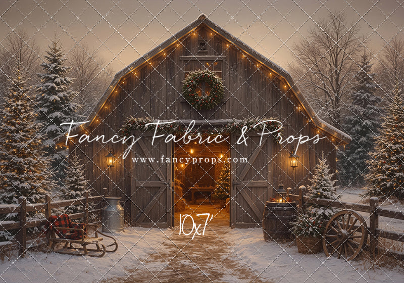 Christmas In The Timber Barn - with Sweep Option