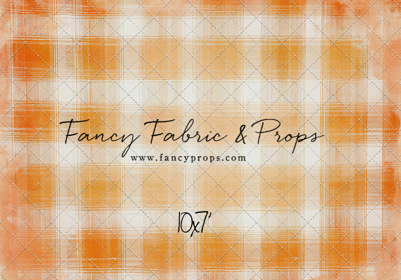 Citrus Tartan- With Sweep Option