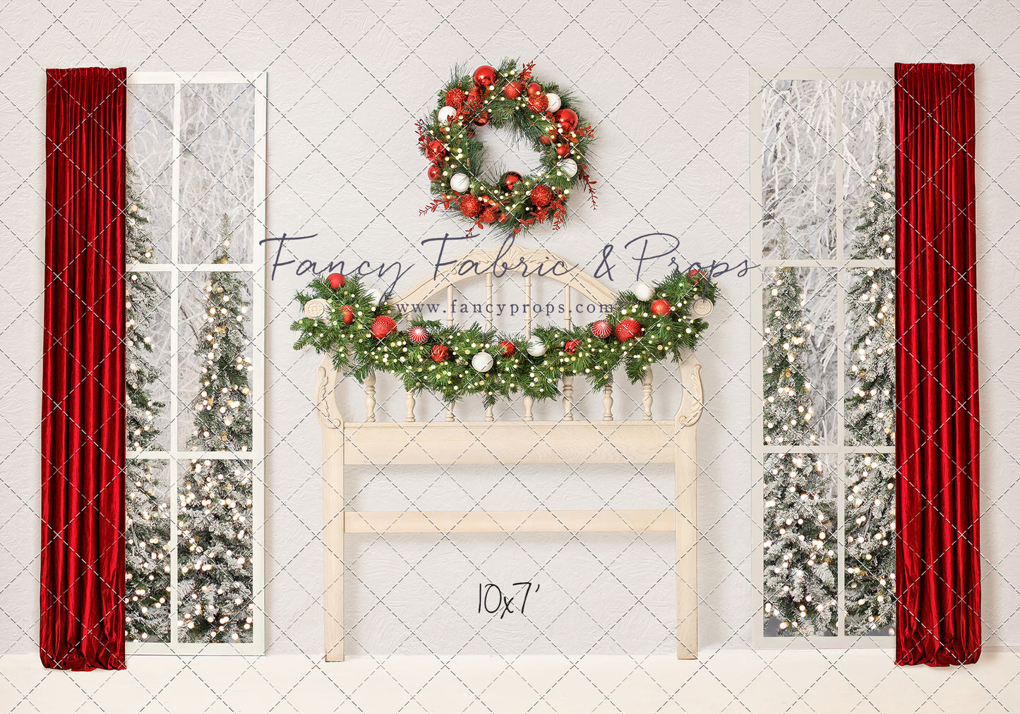 Classic Christmas Headboard